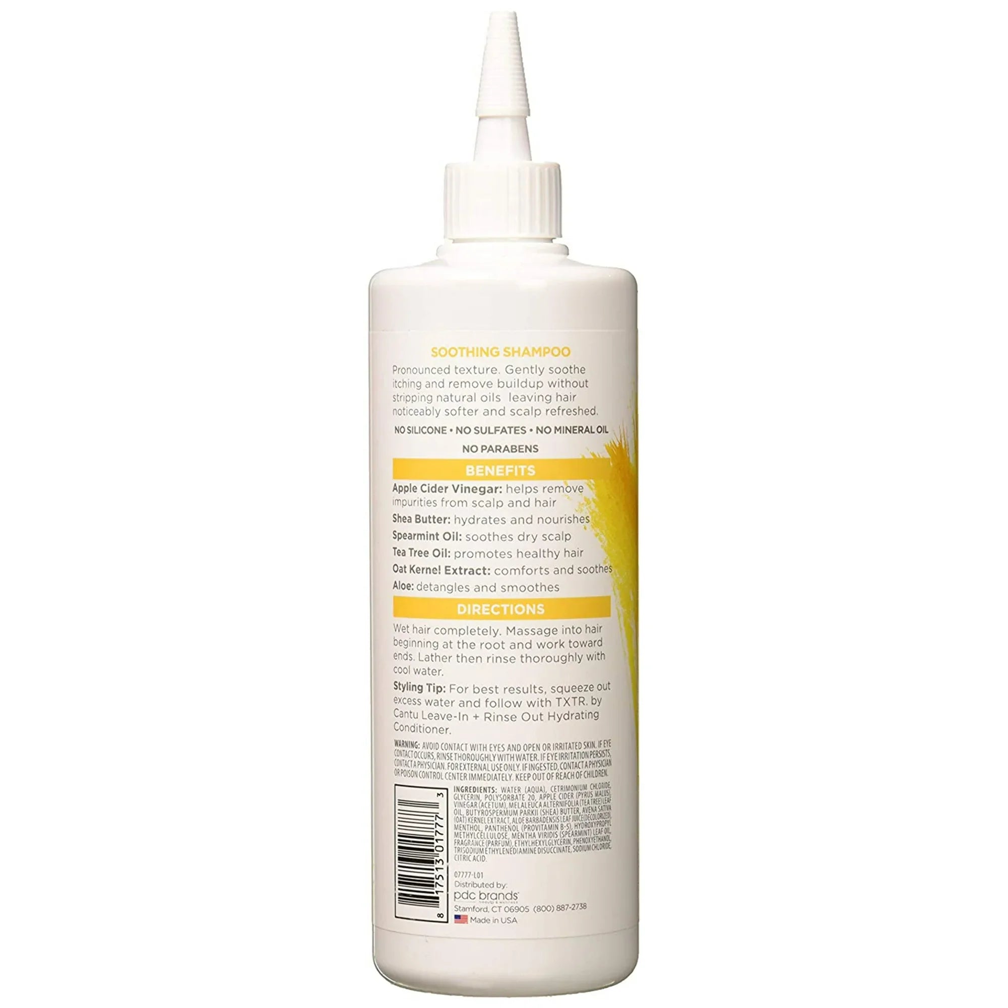 Cantu Txtr By Apple Cider Vinegar + Tea Tree Soothing Shampoo 473ml