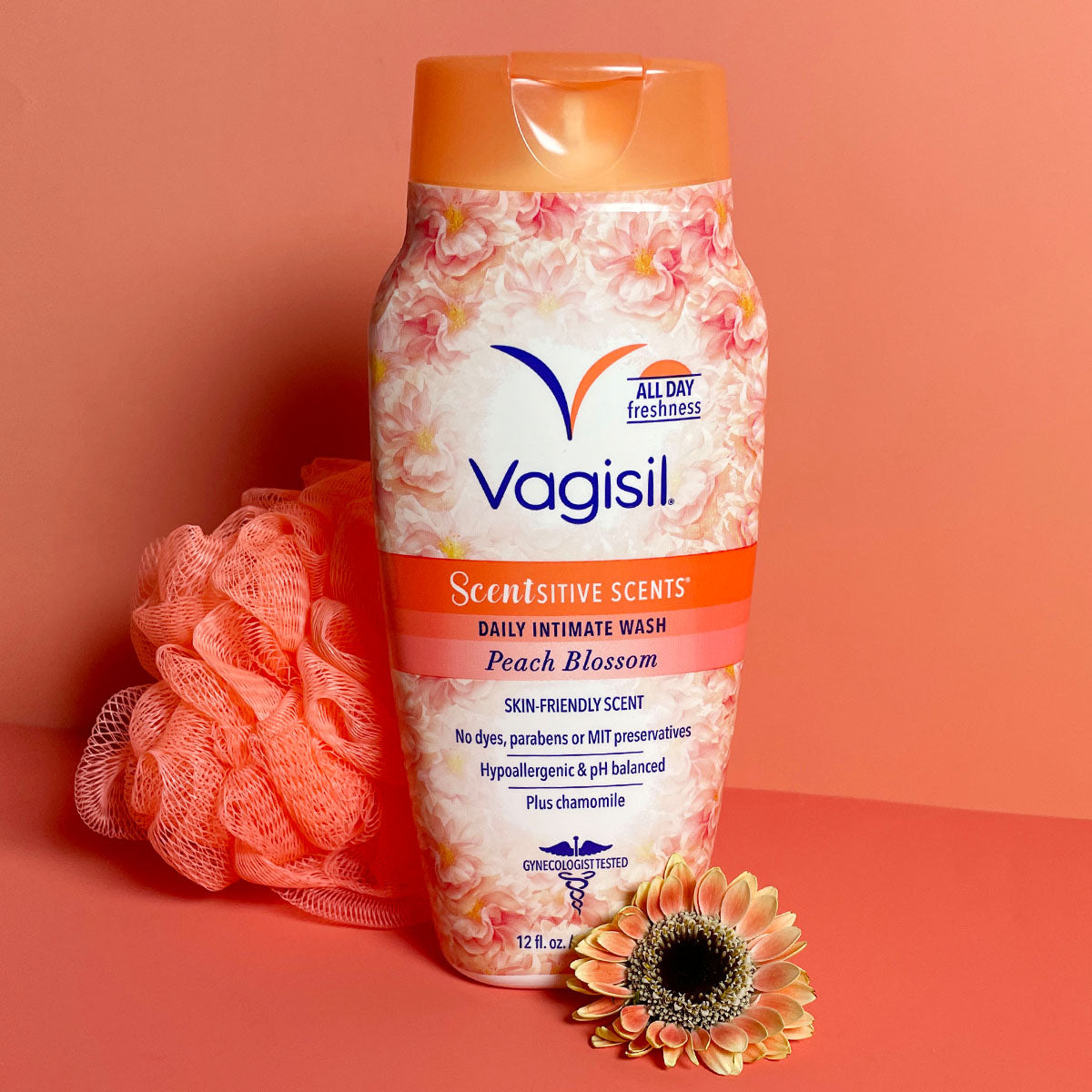 VAGISIL Scentsitive Scent Peach Blossom Wash 354ml