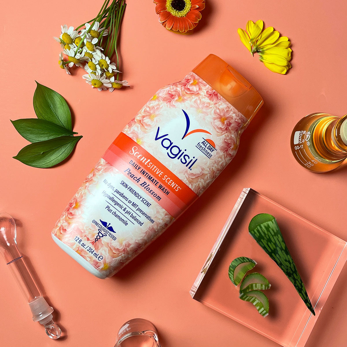 VAGISIL Scentsitive Scent Peach Blossom Wash 354ml