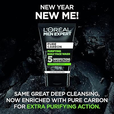 L'Oréal Paris Men Expert Pure Charcoal Purifying Daily Face Wash is a 100ml
