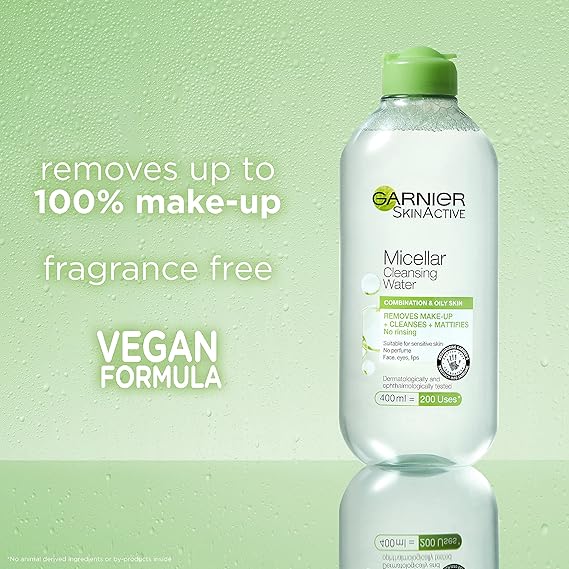 Garnier Micellar Cleansing Water for Combination and Sensitive Skin (400ml)