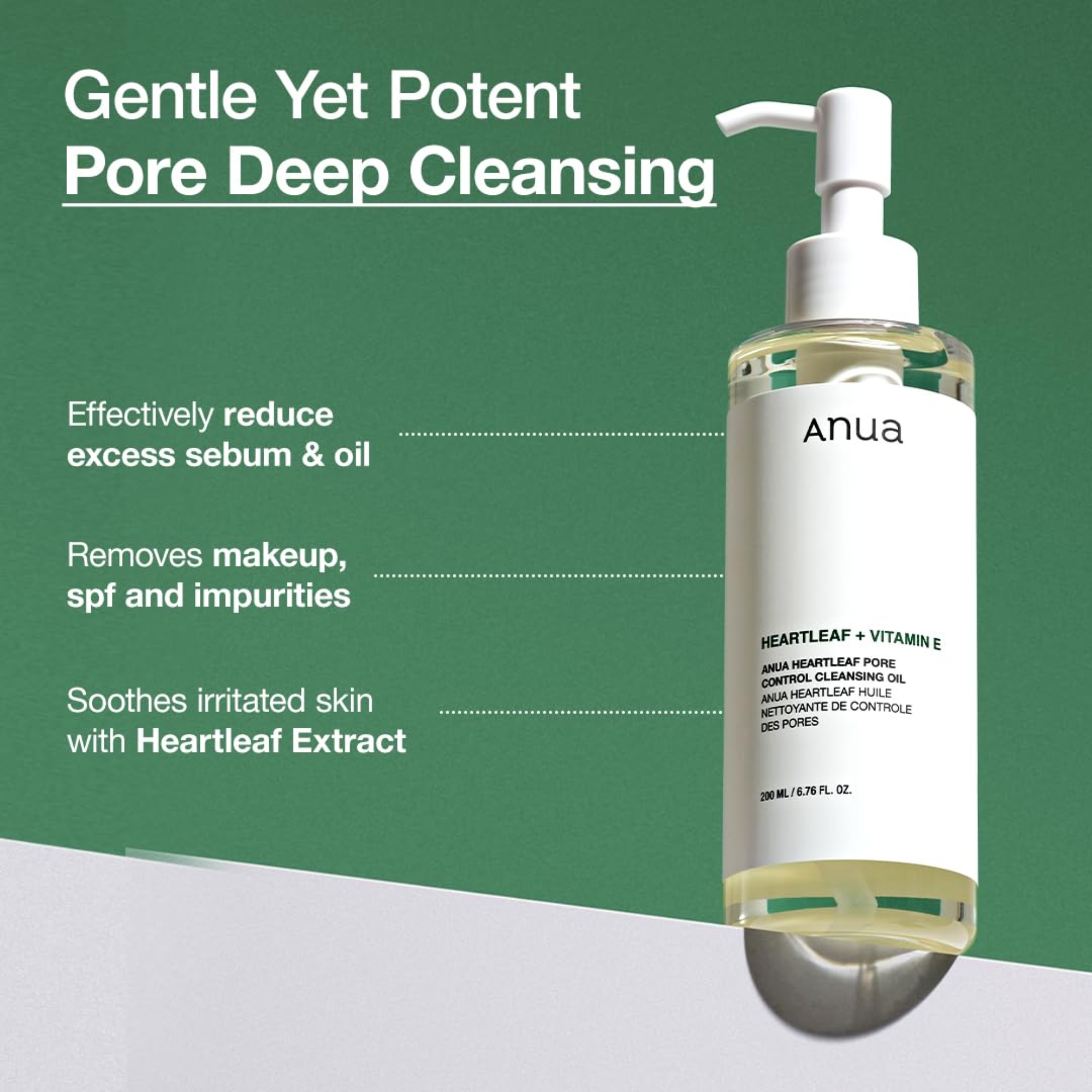 ANUA Heartleaf Pore Control Cleansing Oil (200ml)