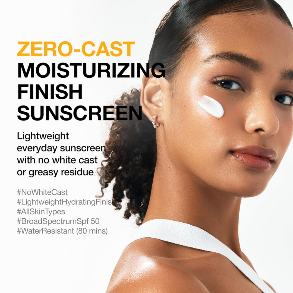 Anua Zero-Cast Moisturizing Finish Sunscreen SPF 50 50ml