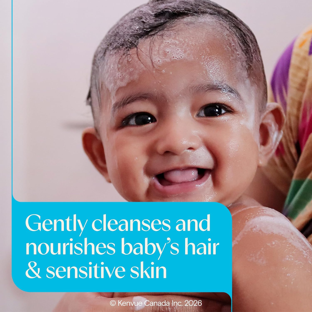 Aveeno Baby Daily Moisture Wash & Shampoo 532ml