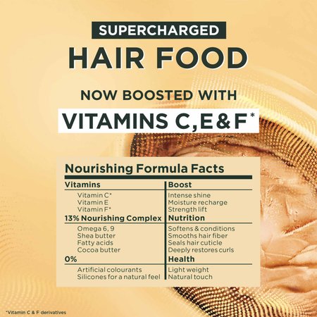 Garnier Hair Food Cocoa Butter & Coconut Oil 3-in-1 Hair Mask 400ml
