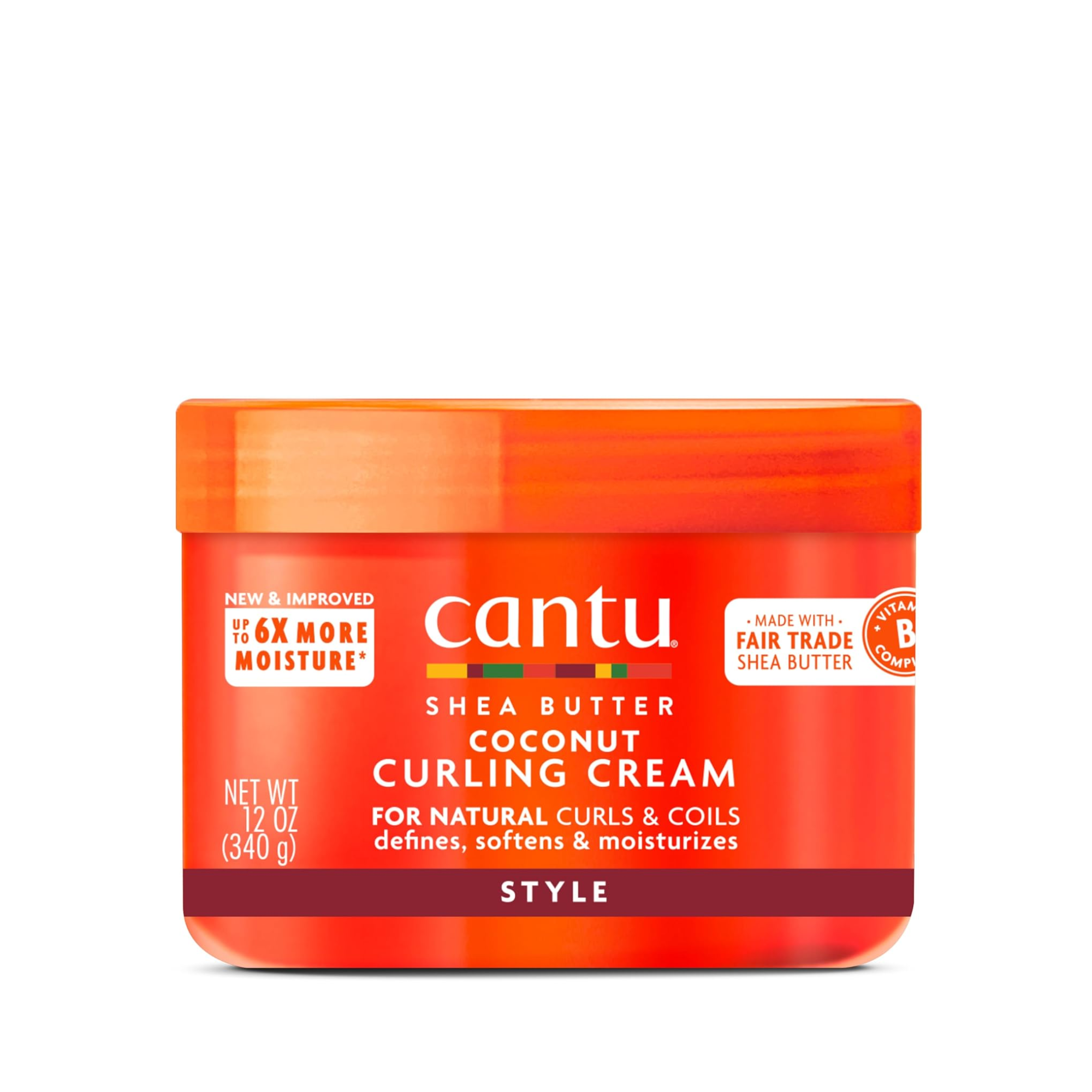Cantu Shea Butter for Natural Hair Coconut Curling Cream 340g