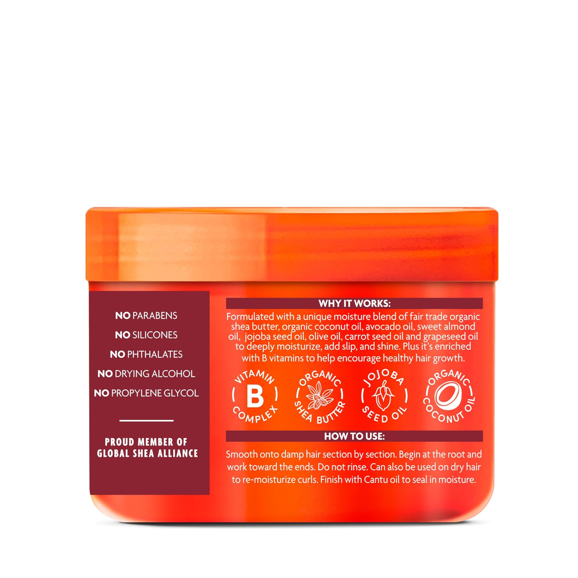 Cantu Shea Butter for Natural Hair Coconut Curling Cream 340g