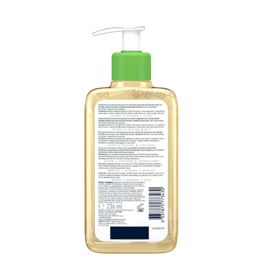 CeraVe Hydrating Foaming Oil Cleanser for Dry Skin 236ml