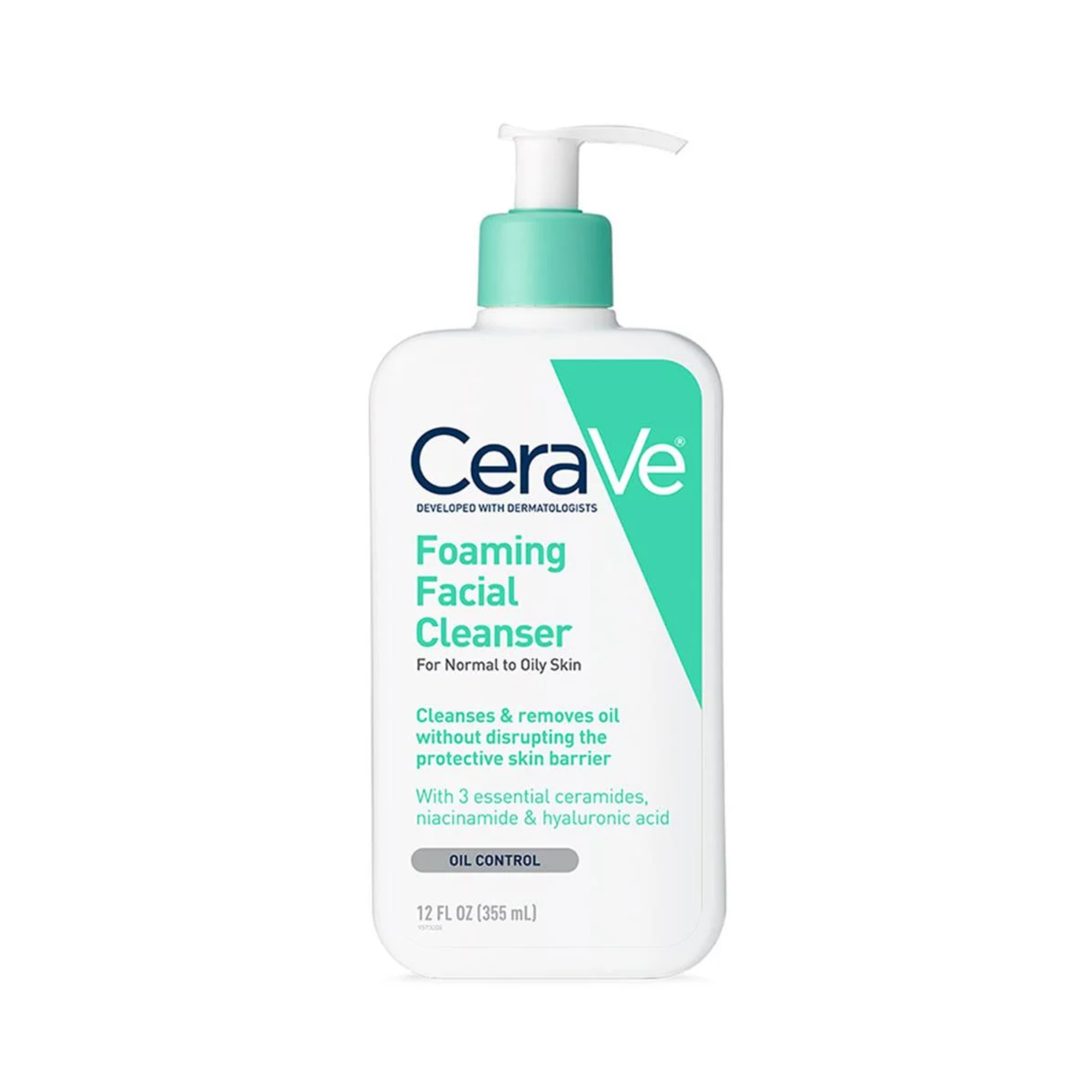 CeraVe Foaming Cleanser for Normal to Oily Skin (355ml)