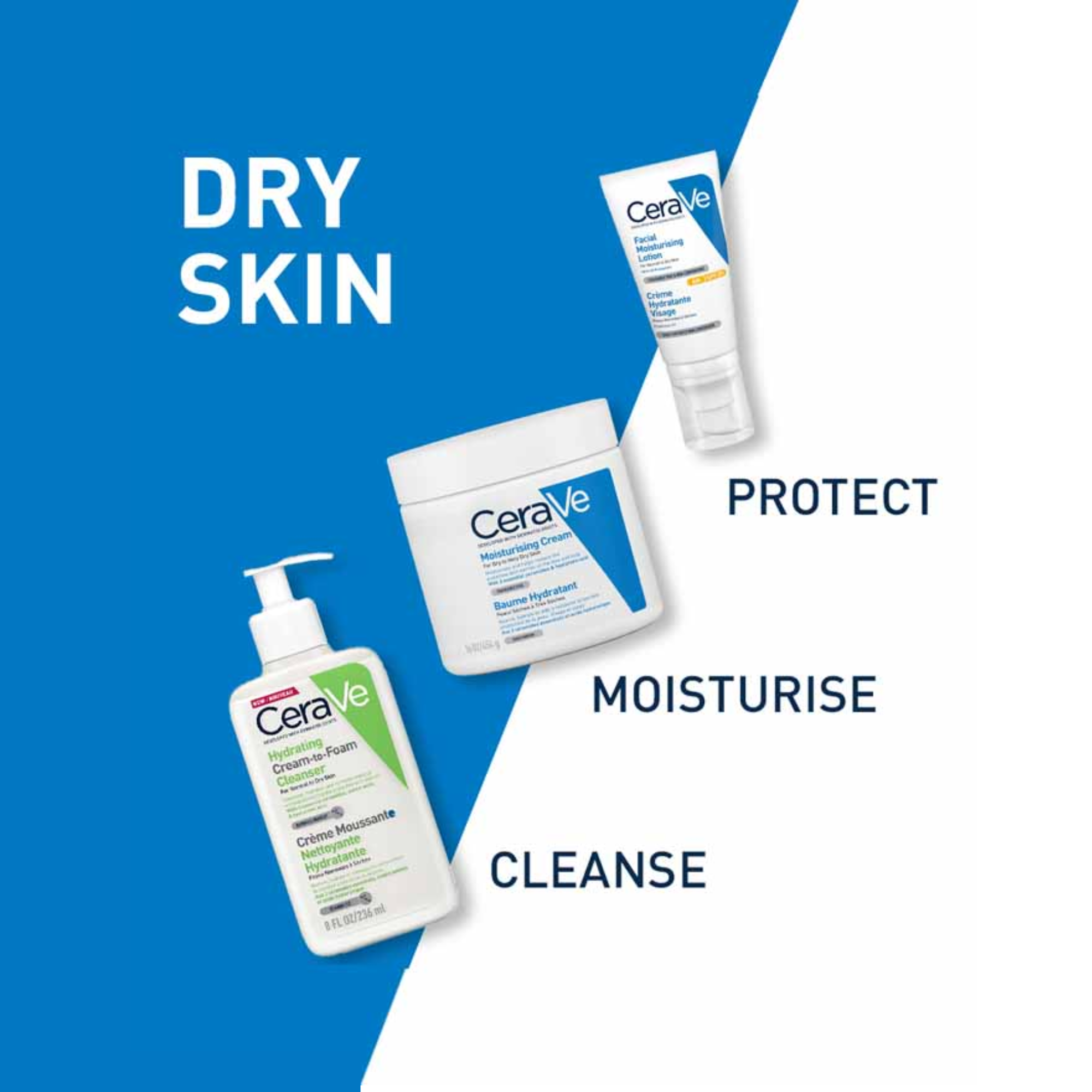 CeraVe Hydrating Cream to Foam Cleanser 236ML