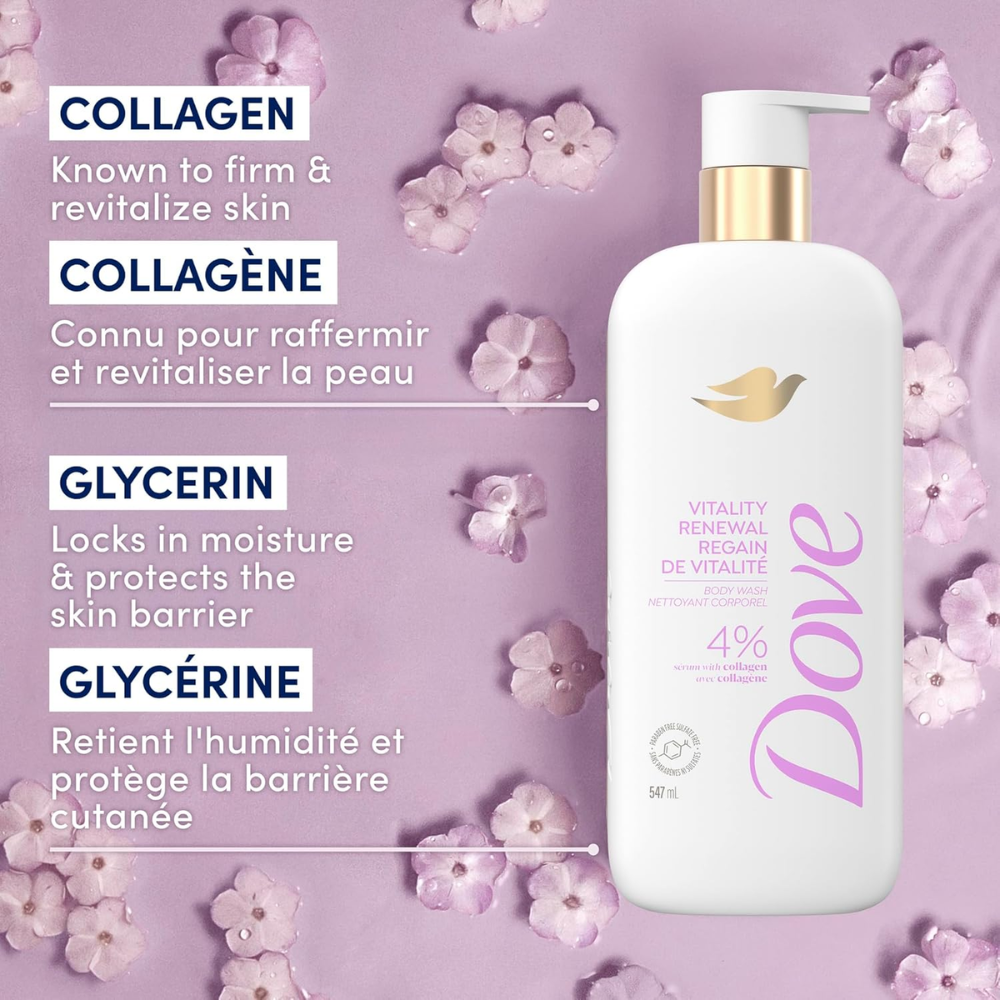 Dove Body Wash Vitality Renewal – 547ml