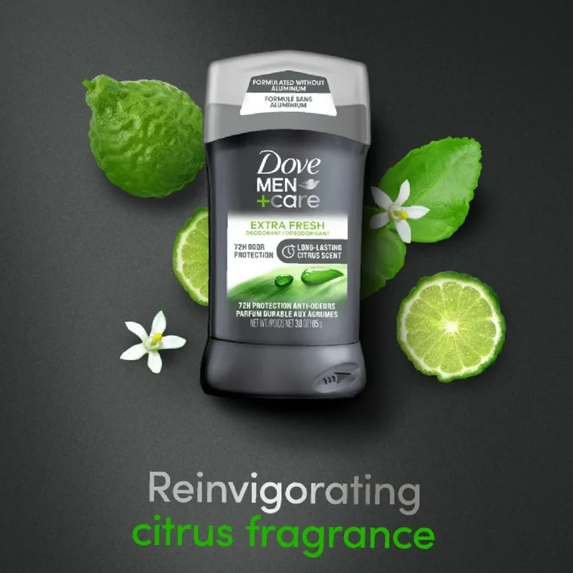 Dove Men+Care 72hr Aluminum Deodorant Stick – 85g