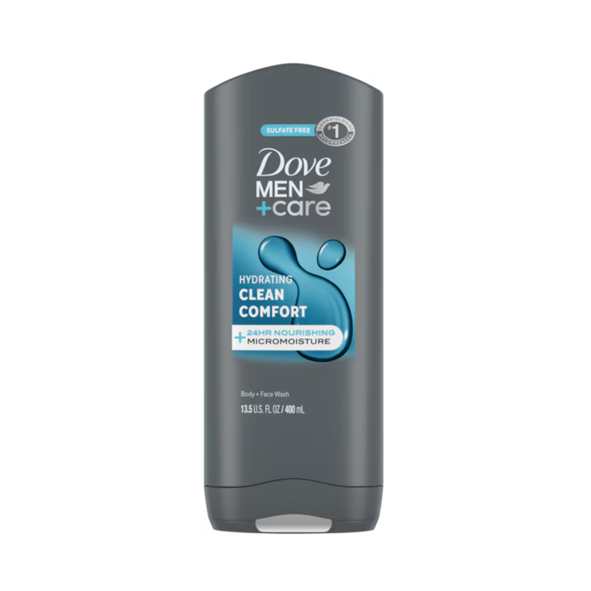 Dove Men+Care Clean Comfort Body + Face Wash (400ml)
