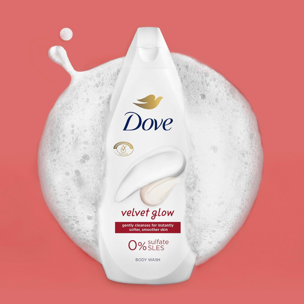 Dove Velvet Glow Body Wash – 450ml