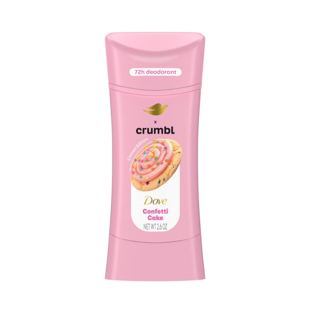 Dove x Crumbl Limited Edition Deodorant Stick – Confetti Cake 74g