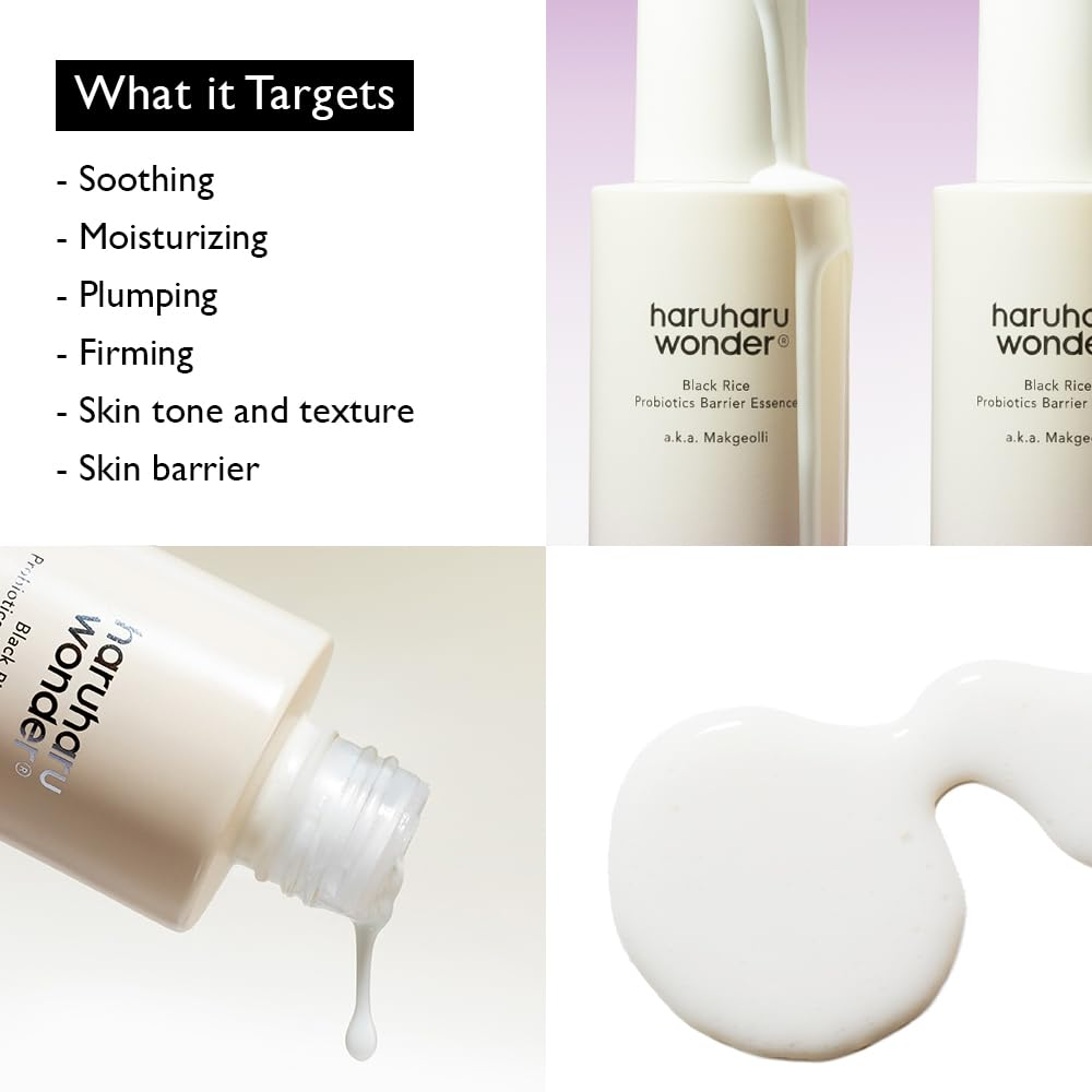 Haruharu Wonder Black Rice Probiotics Barrier Essence – 120ml