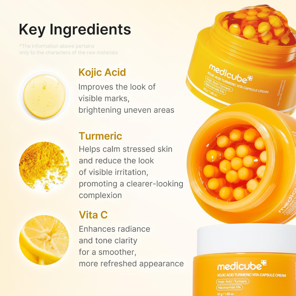 Medicube Capsule Cream with Kojic Acid & Turmeric
