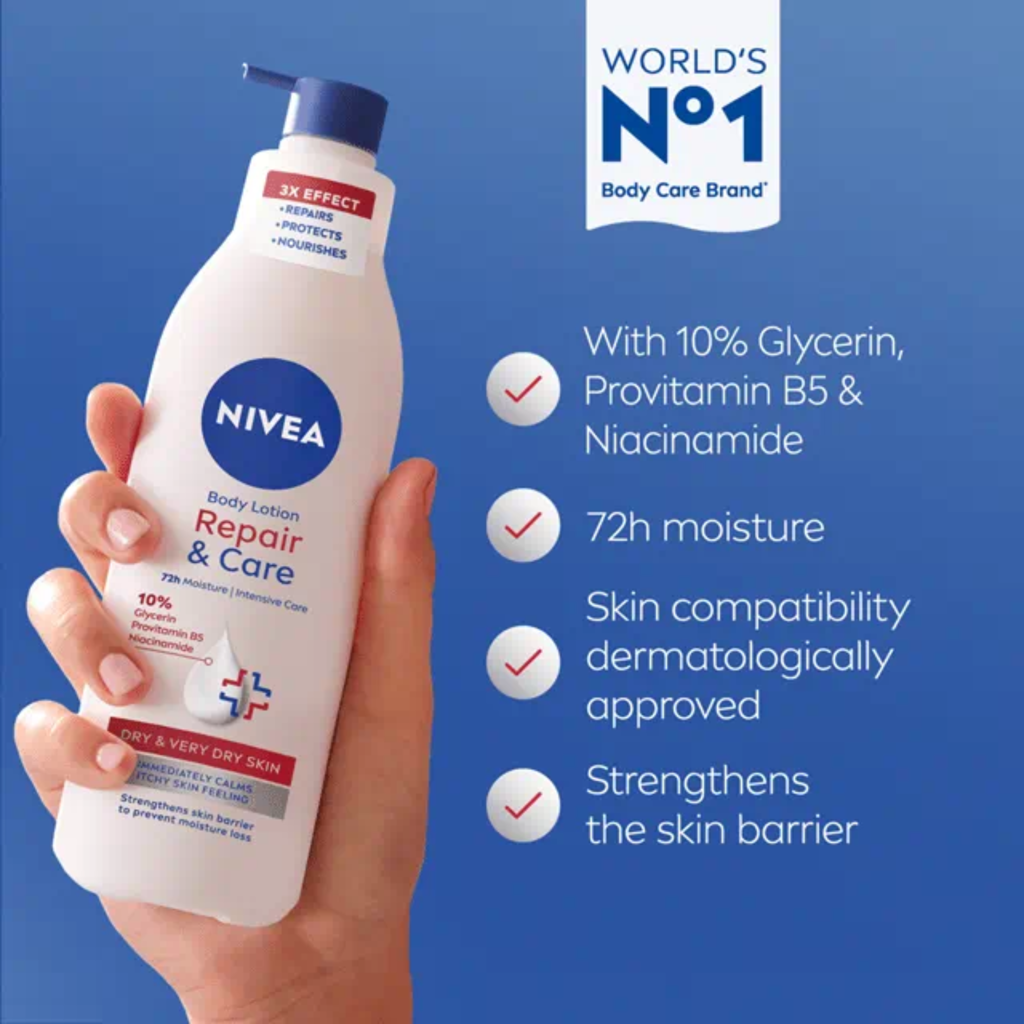 NIVEA Repair & Care Body Lotion Very Dry Skin 400ml
