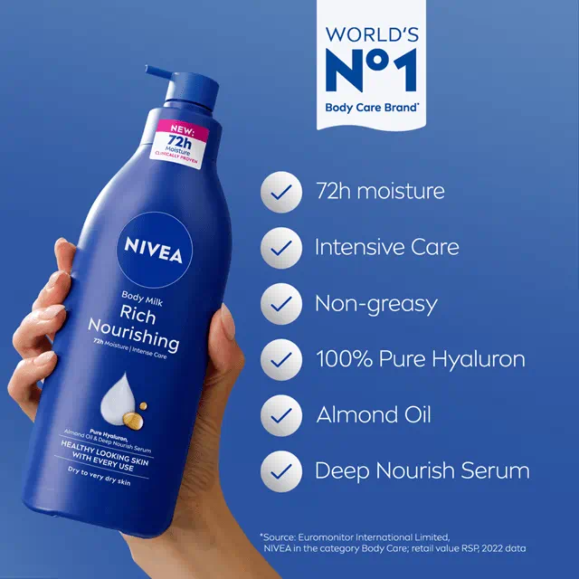 NIVEA Rich Nourishing Body Lotion for Dry to Very Dry Skin 400ml