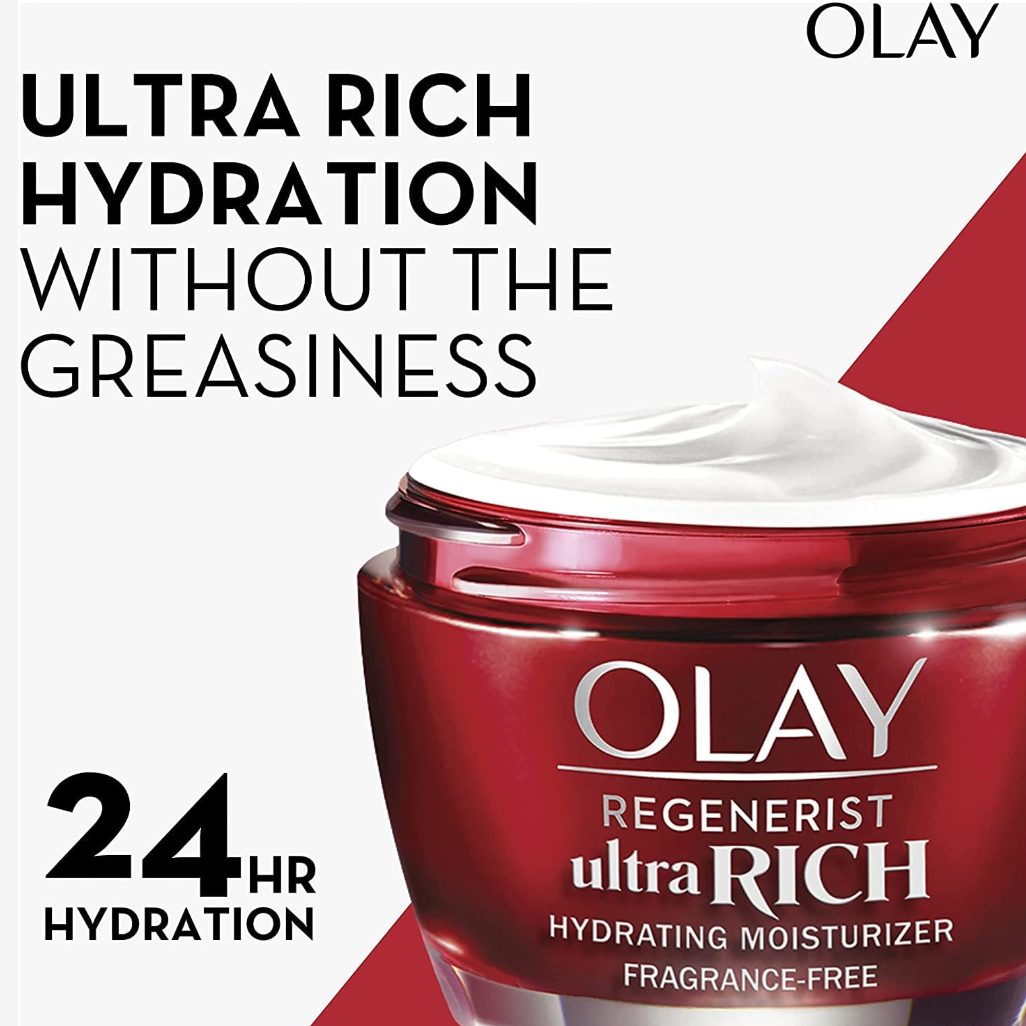 Olay Ultra Rich Hydrating Moisturizer Face Cream – Fragrance Free (48g)