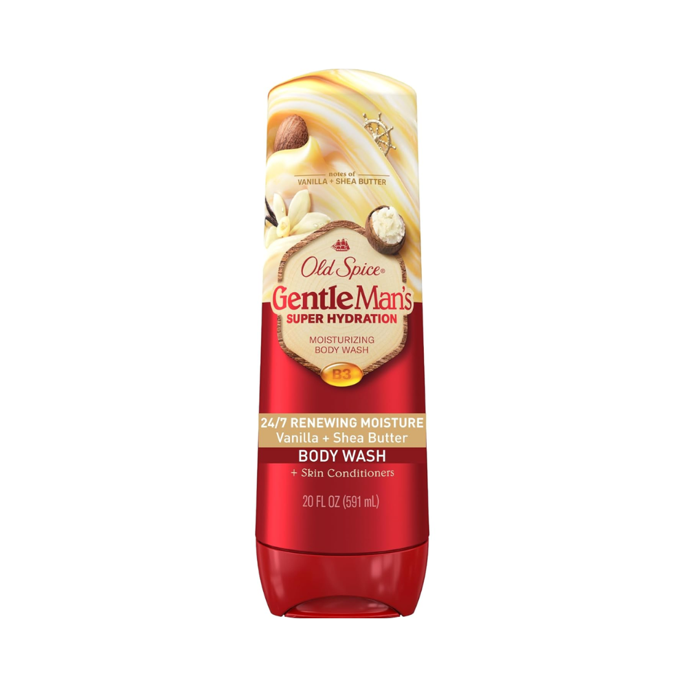 Old Spice GentleMan’s Super Hydration Body Wash – Vanilla + Shea Butter 591ml