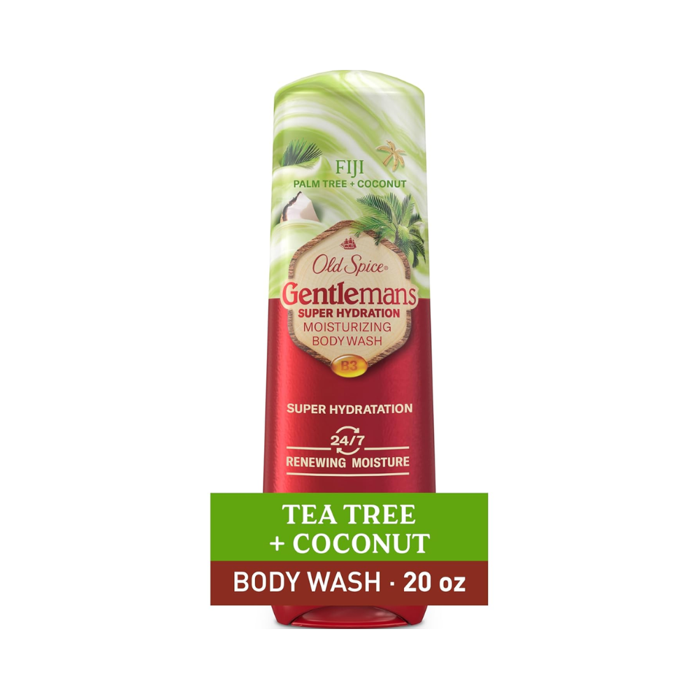 Old Spice GentleMan’s Super Hydration Body Wash – Fiji (Palm Tree + Coconut Scent) 591ml