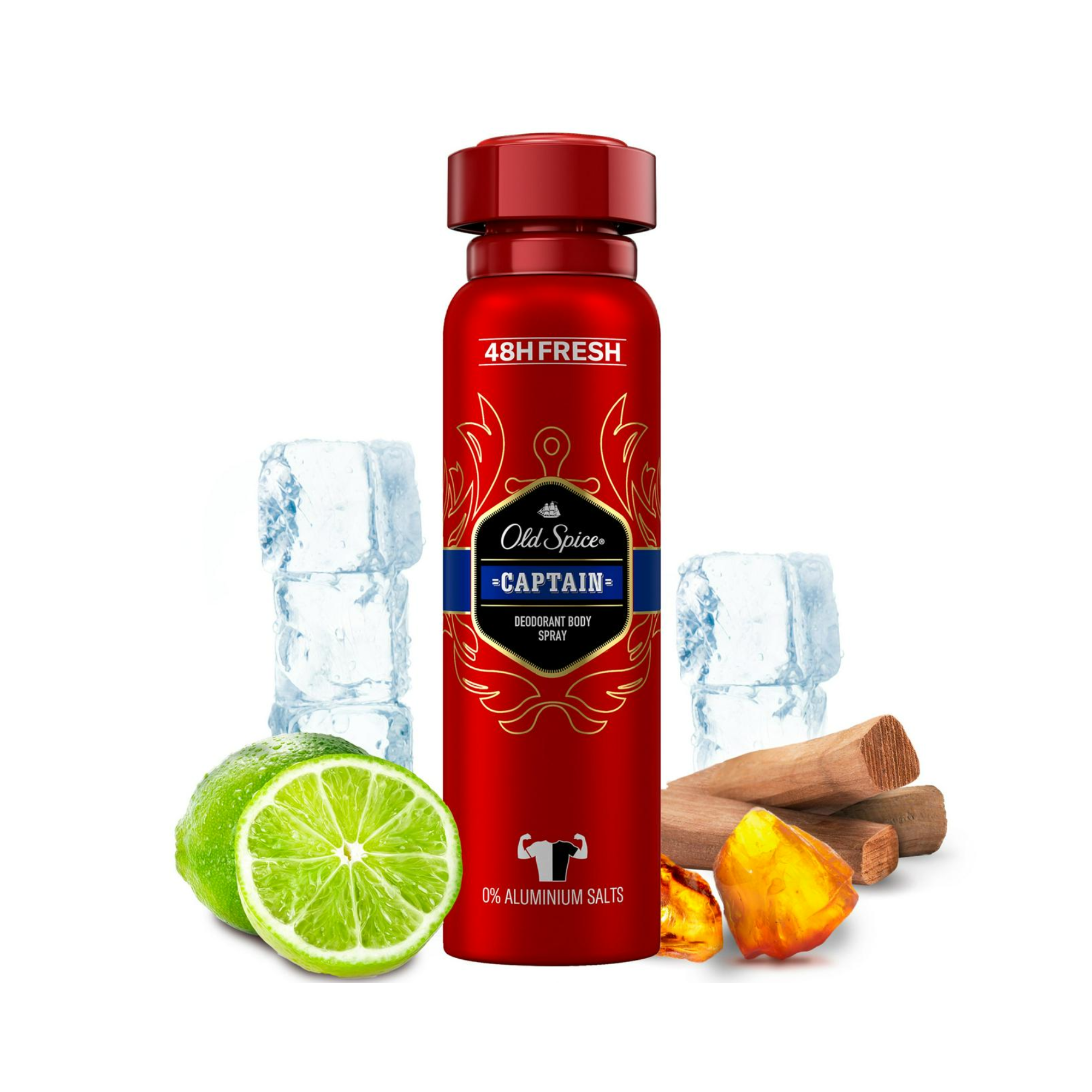 Old Spice Captain Deodorant Body Spray for Men (150ml)