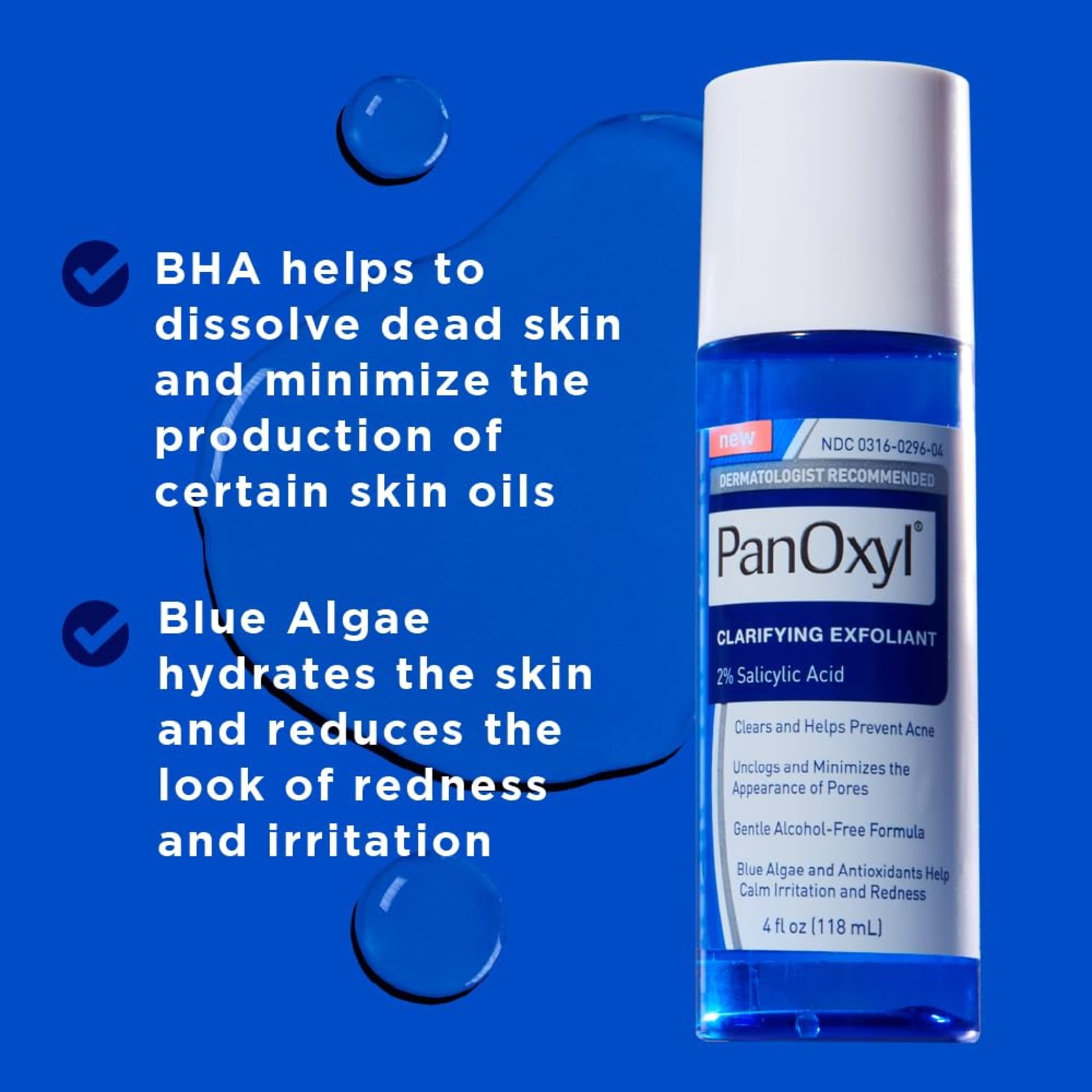 PanOxyl clarifying exfoliant 2 salicylic acid 118ML