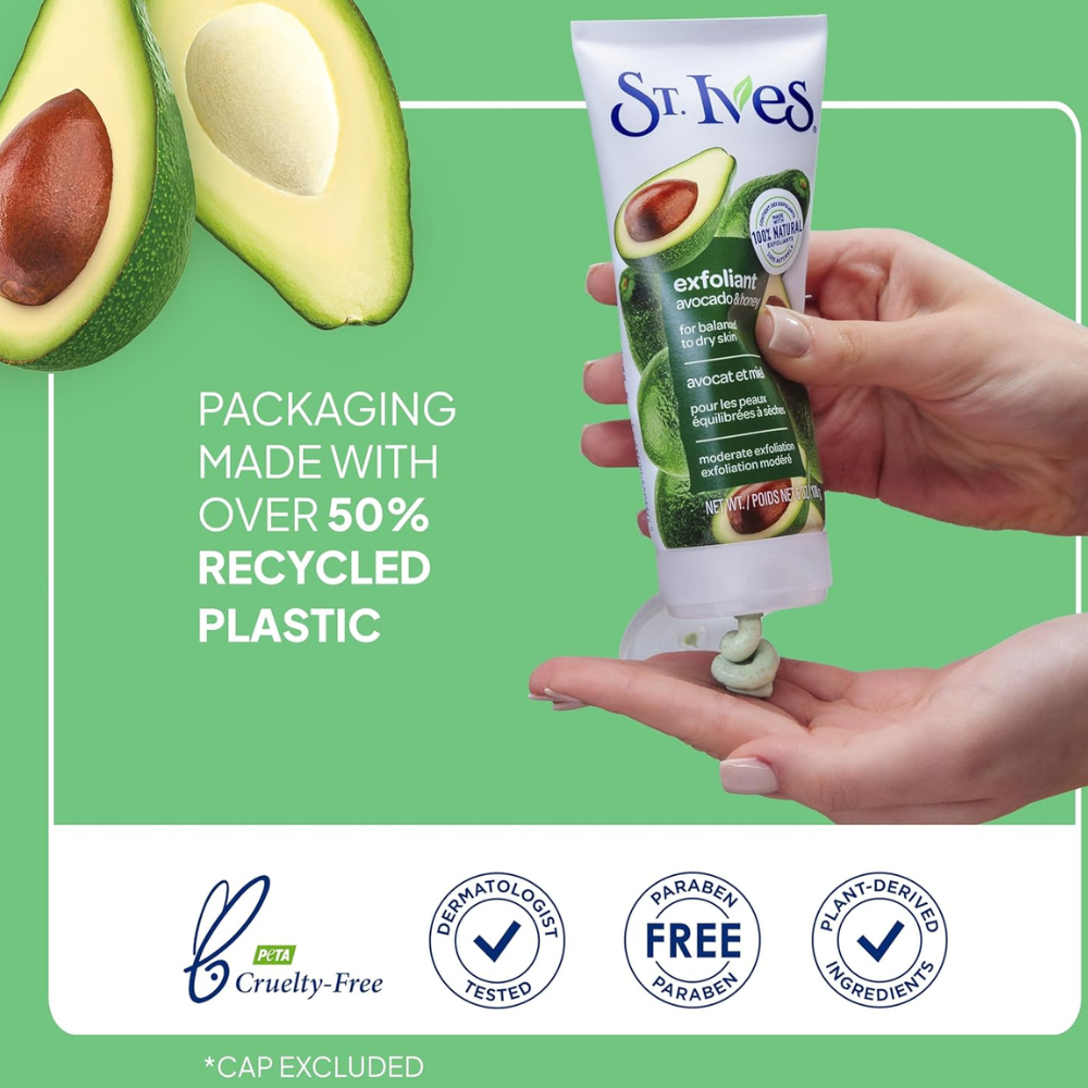 St. Ives Avocado & Honey Face Scrub (170g)