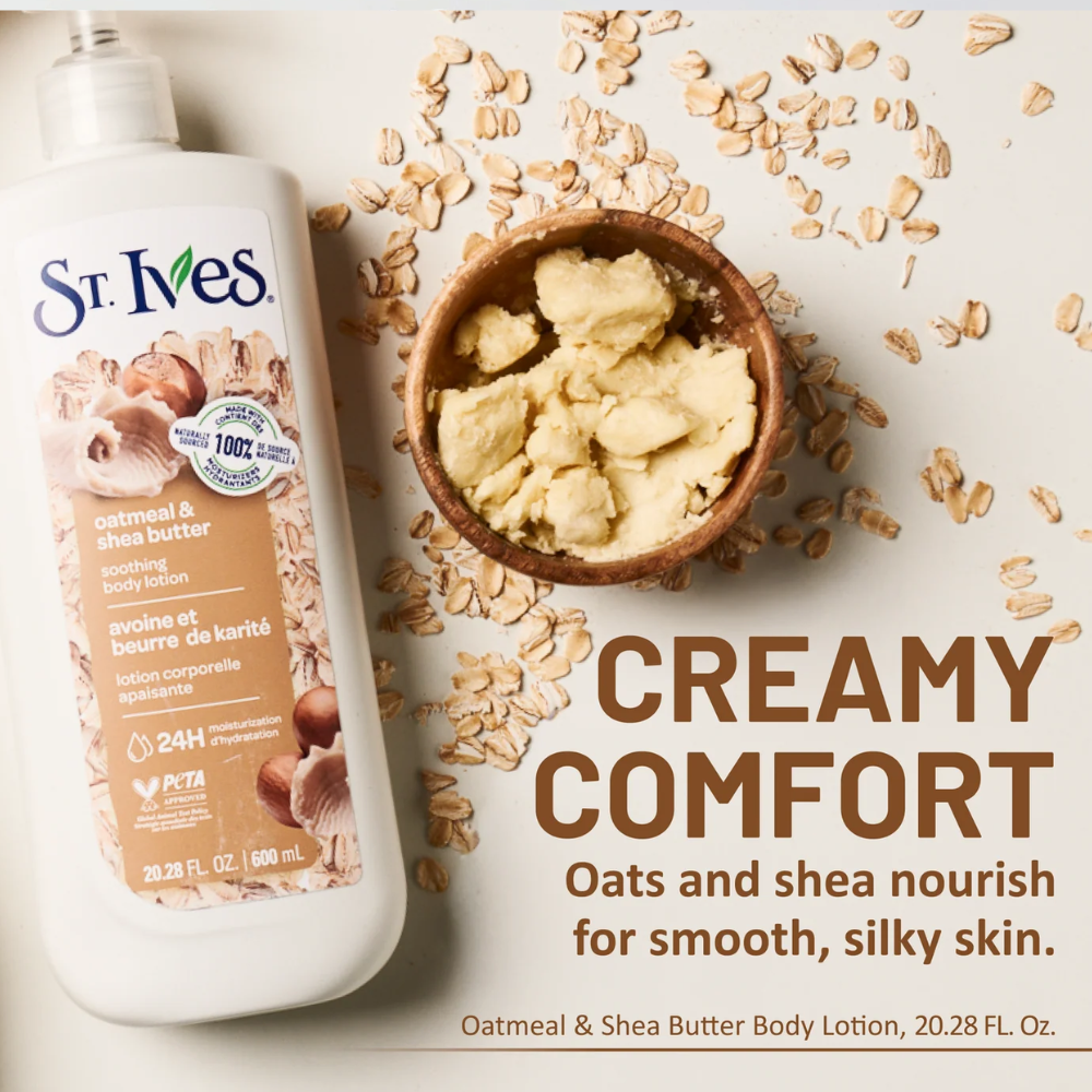 St. Ives Soothing Oatmeal & Shea Butter Body Lotion 600ml