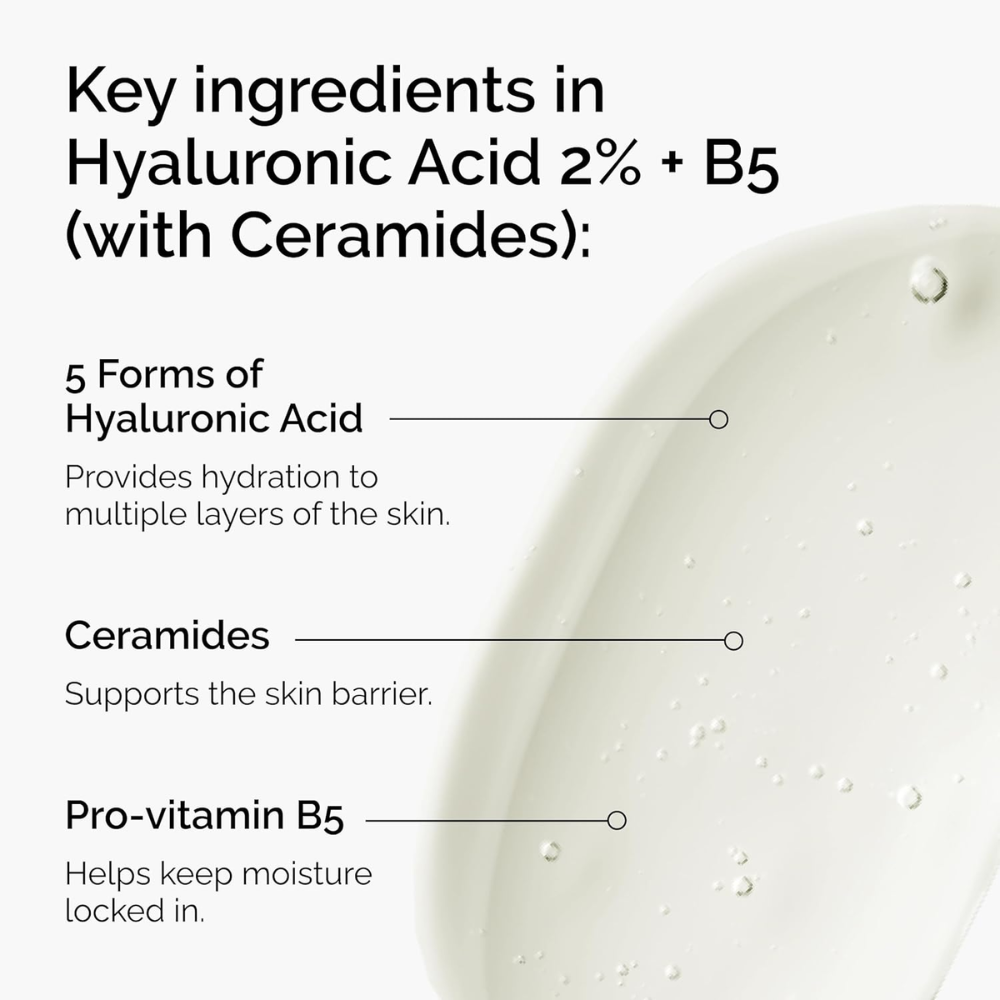 The Ordinary Hyaluronic Acid 2% + B5 Serum – 30ml
