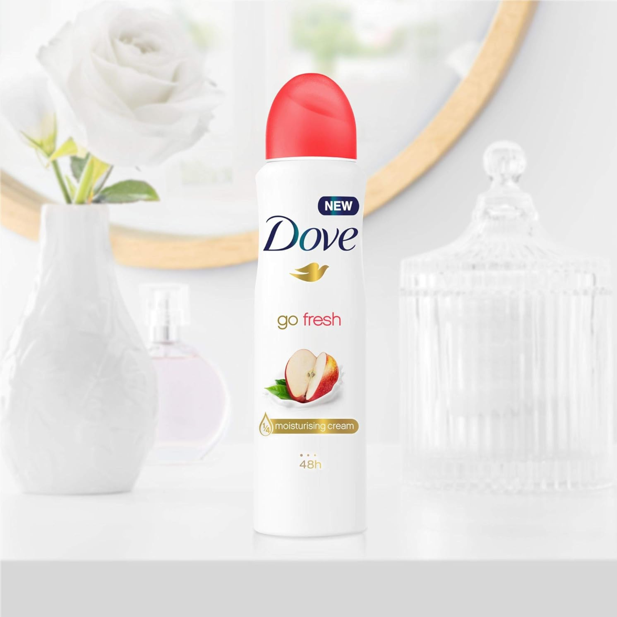 Dove - Apple & White Tea Antiperspirant Spray, (250ml)