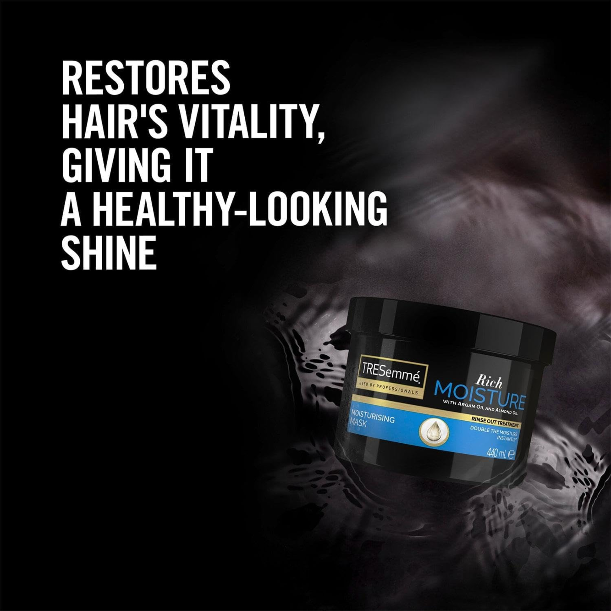 TRESemmé Rich Moisture Hair Mask with Argan & Almond Oil (440ml)