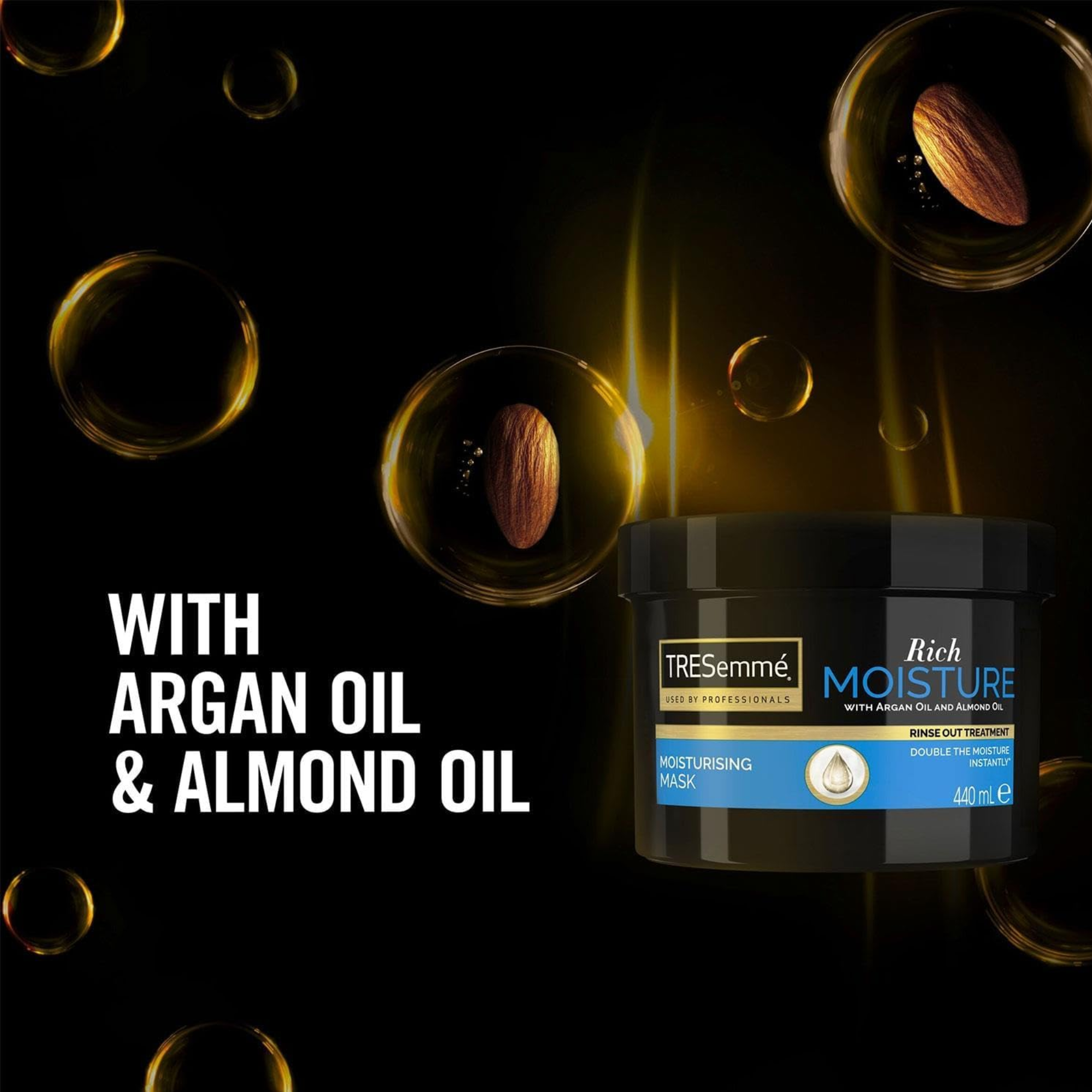 TRESemmé Rich Moisture Hair Mask with Argan & Almond Oil (440ml)