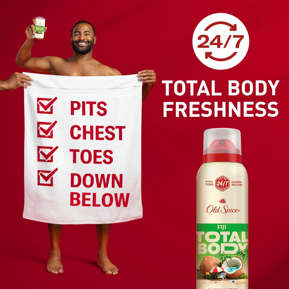 Old Spice Whole Body Deodorant Spray Fiji 99g