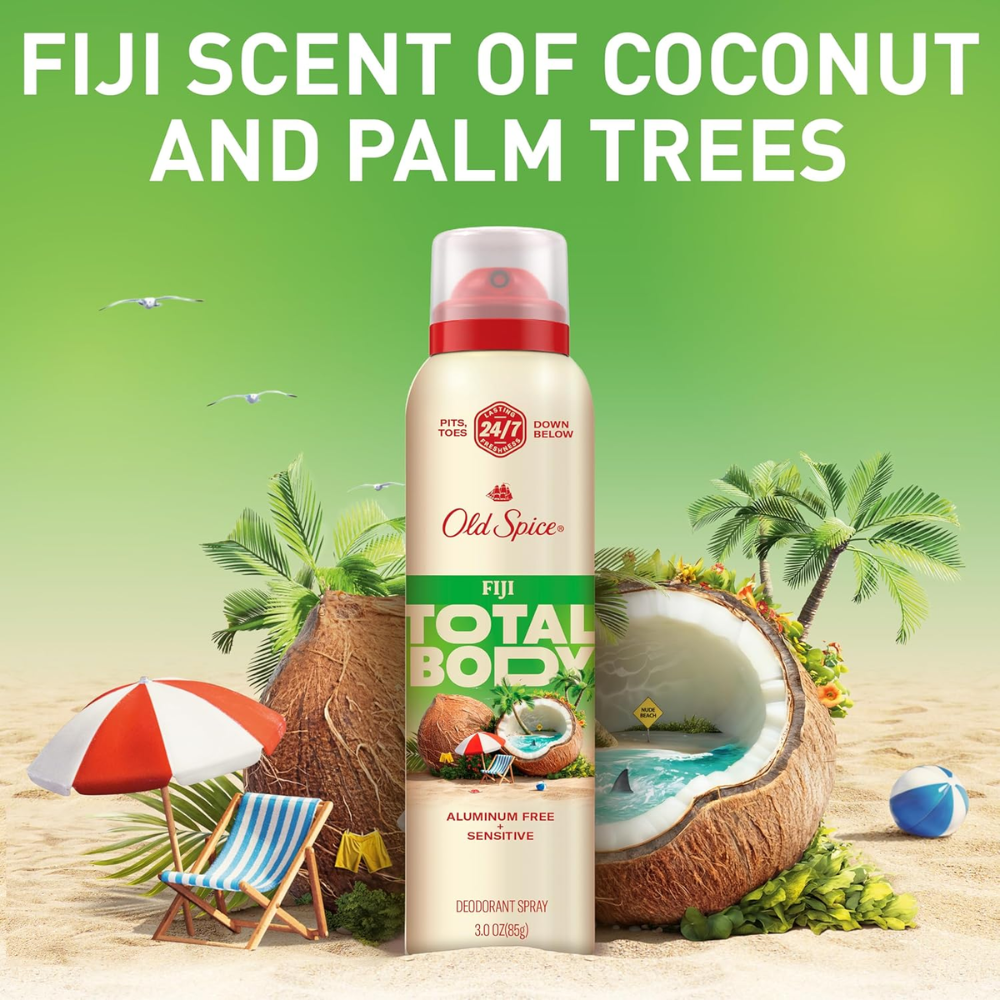 Old Spice Whole Body Deodorant Spray Fiji 99g