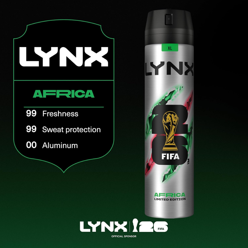 Lynx FIFA Africa XL Anti-Perspirant Spray 250ml