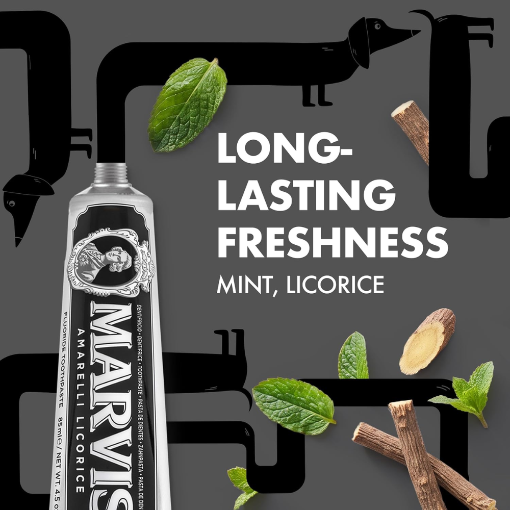 Marvis Amarelli Licorice Toothpaste 85ml