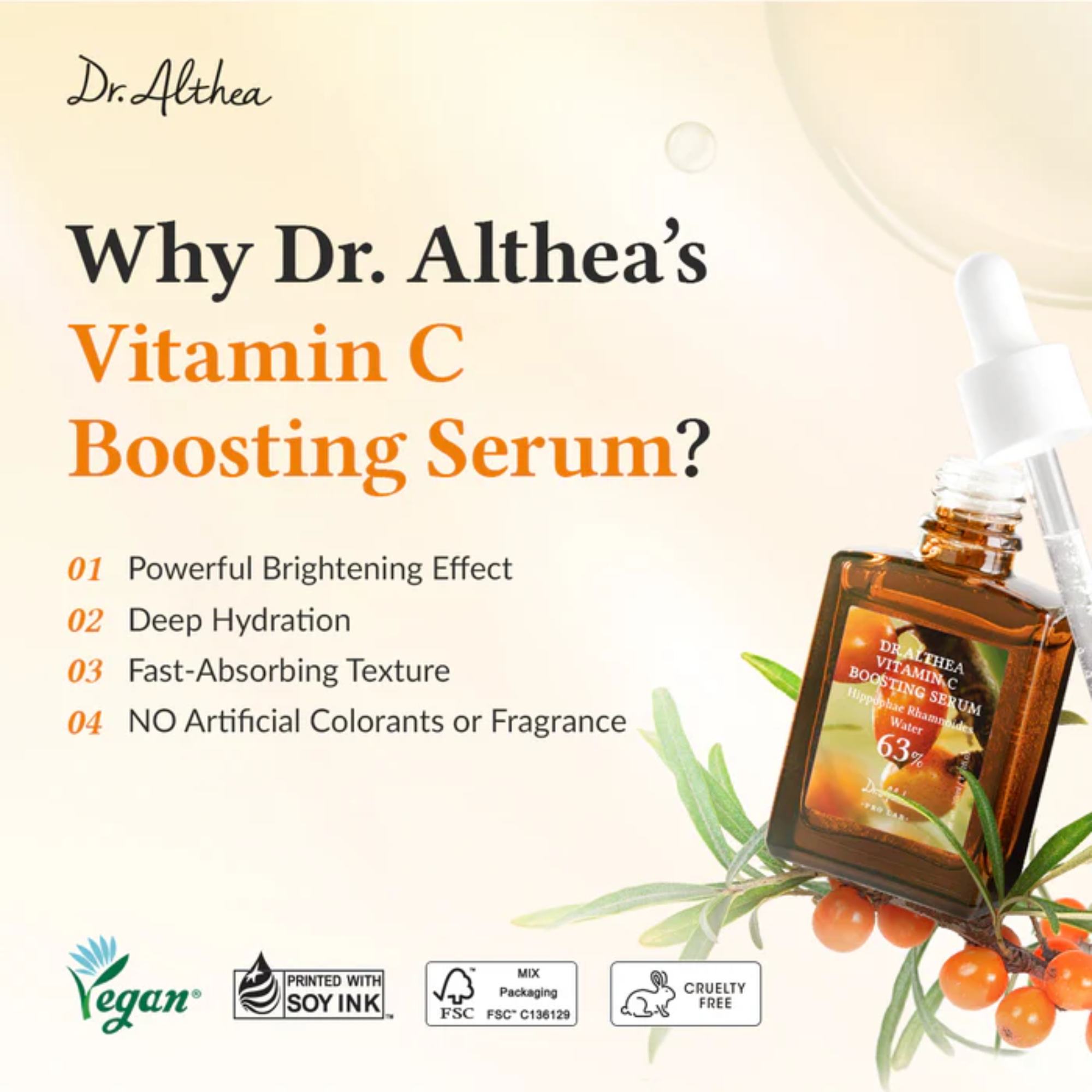 Dr. Althea Vitamin C Boosting Serum – RENEWED (30ml)