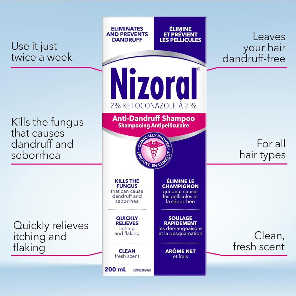 Nizoral Ketoconazole 2% Anti-Dandruff Shampoo - 200ml