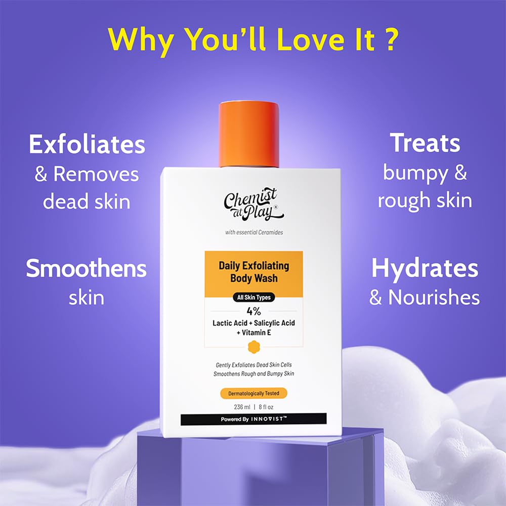 Chemist At Play Exfoliating Body Wash – 236ML