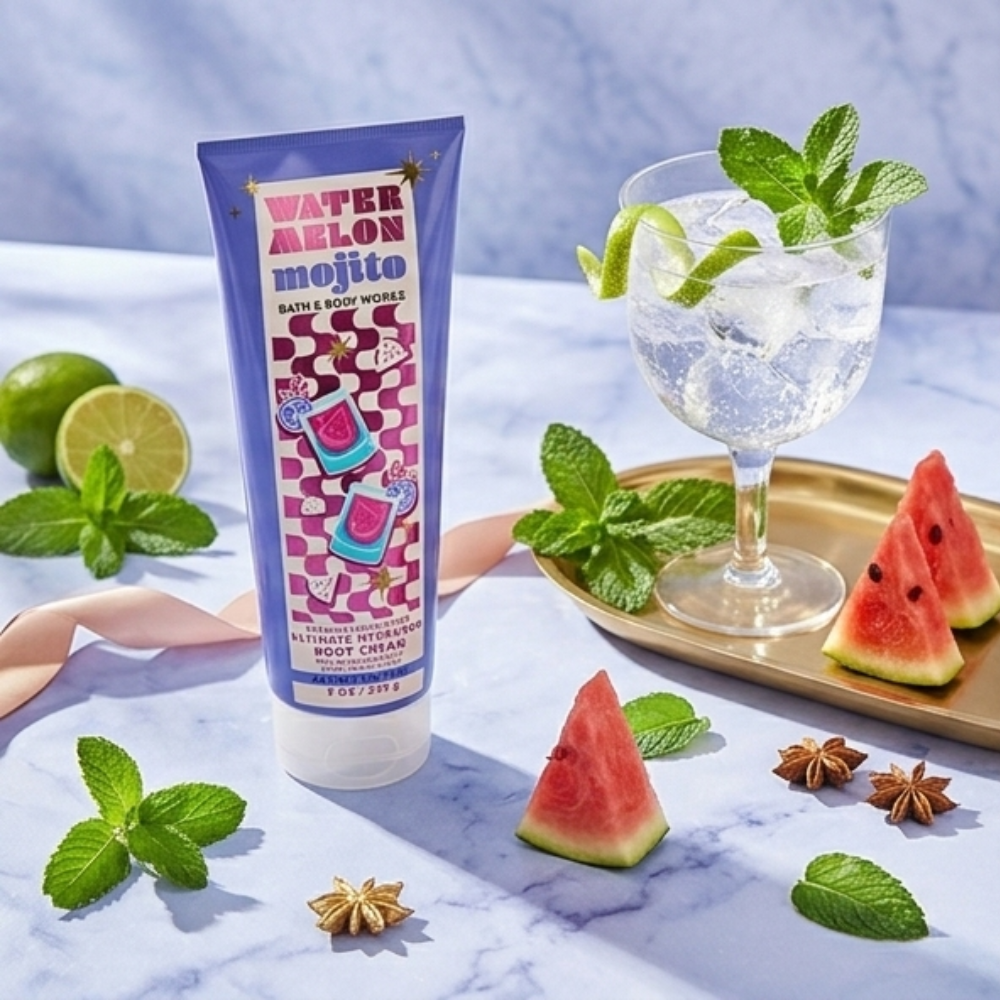 Bath & Body Works Ultimate Hydration Body Cream – Watermelon Mojito (226g)