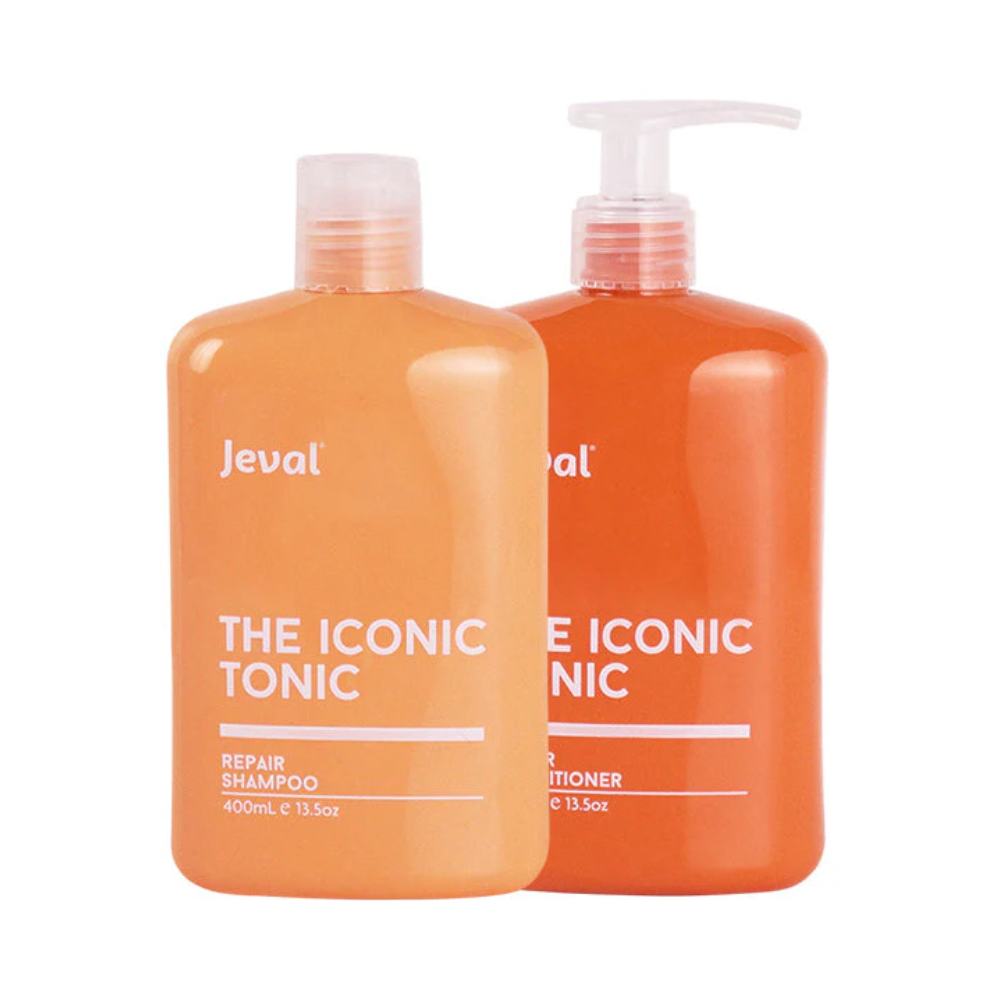Jeval Iconic Tonic Repair Shampoo & Conditioner Duo (2 x 400ml)