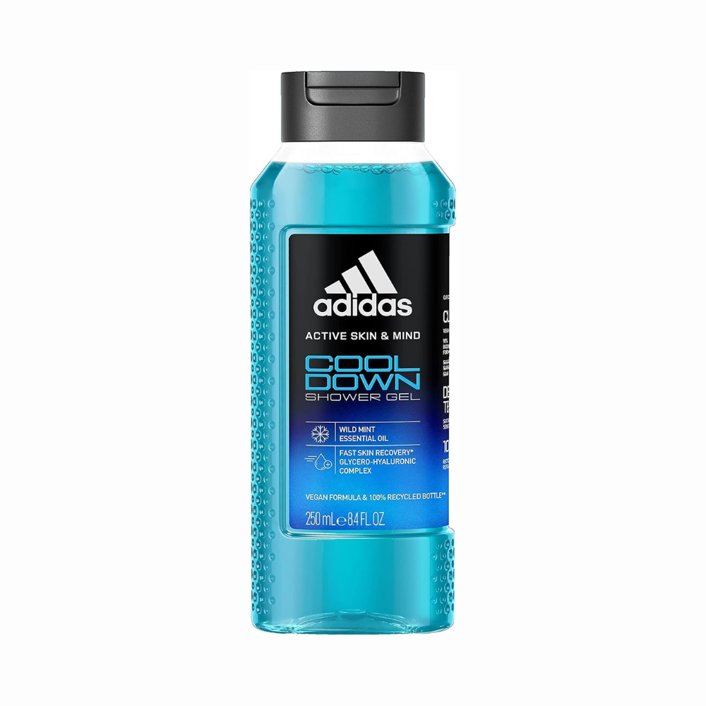 Adidas Active Skin & Mind – Cool Down Shower Gel for Men (250ml)