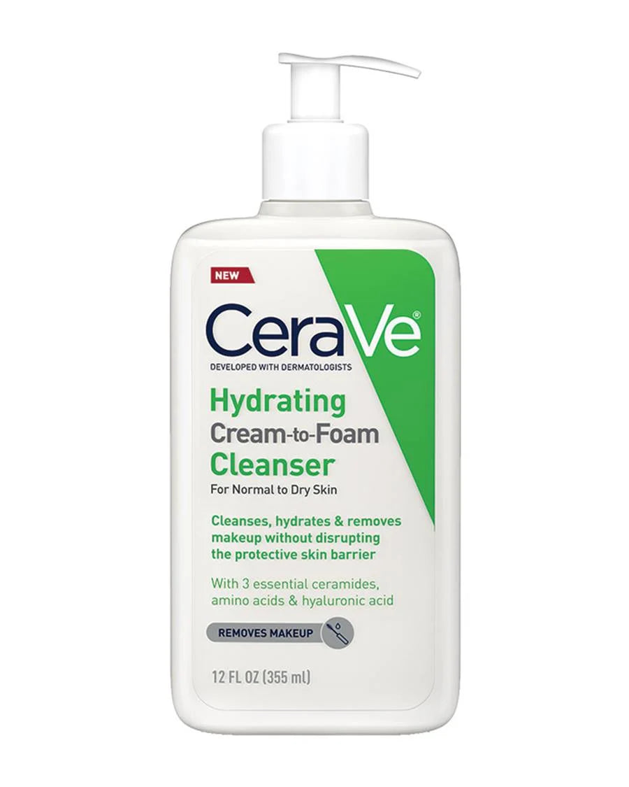 Cerave Hydrating Cream to Foam Cleanser 355ml