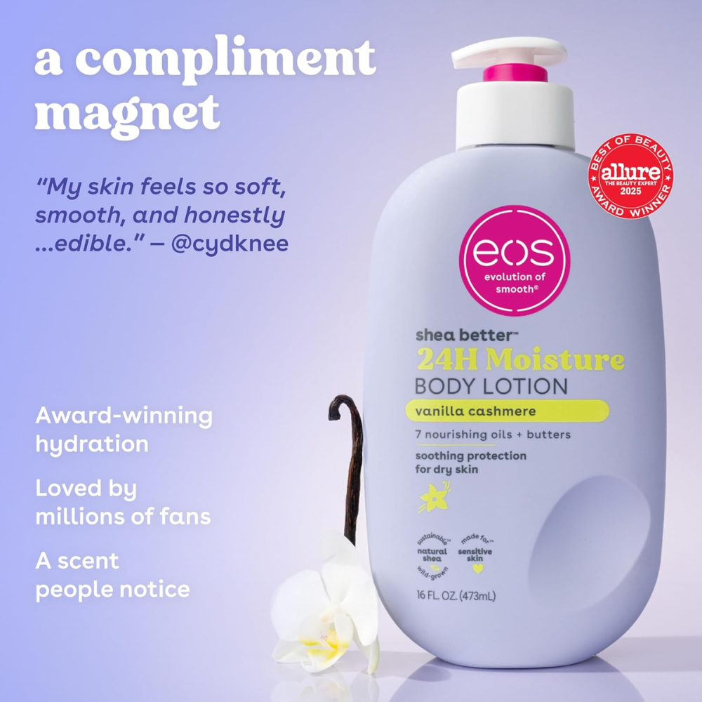 eos Shea Better Body Lotion – Vanilla Cashmere 473ml