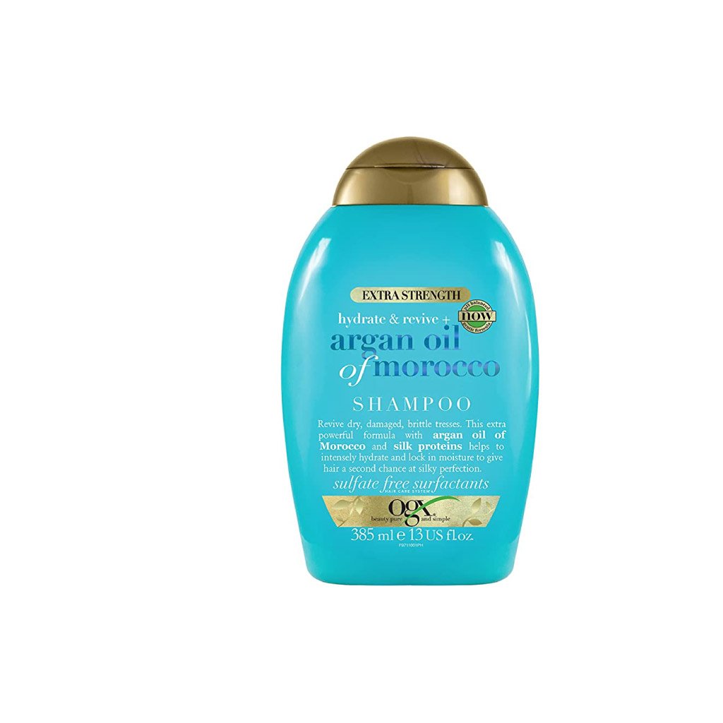 OGX Argon Oil Of Morocco Shampoo Hydrate &amp; Revive 385ml (Extra Strength)