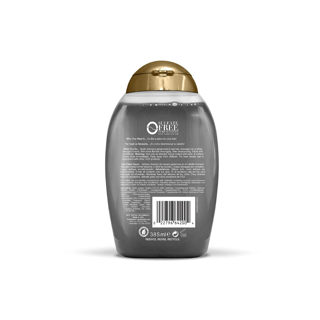 OGX Charcoal Detox Shampoo Purifying 385ml