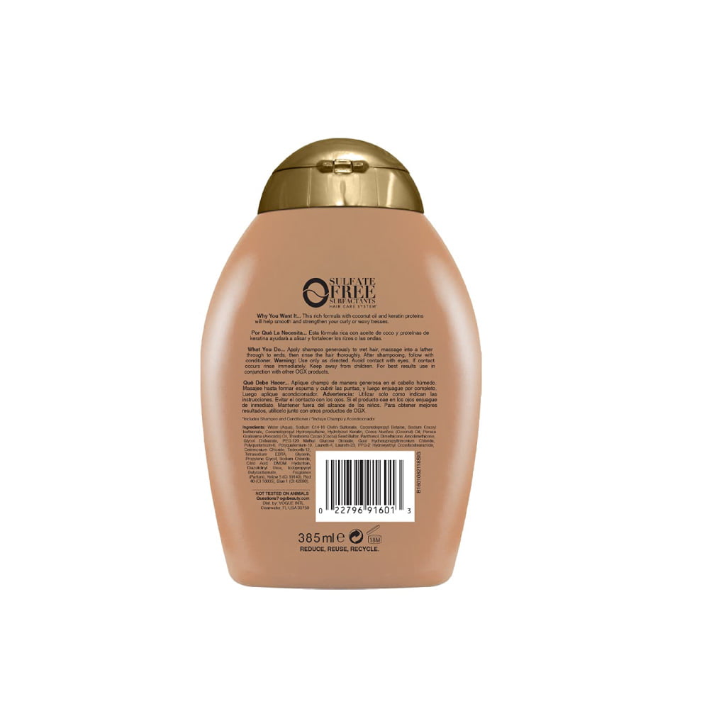 OGX Brazilian keratin smooth Shampoo 385ml