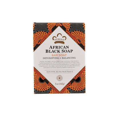 NUBIAN SOAP AFRICAN BLACK 142G